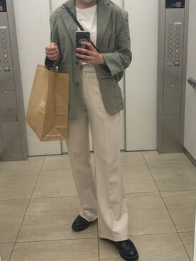 栞さん（レディース・163cm）の春コーディネート