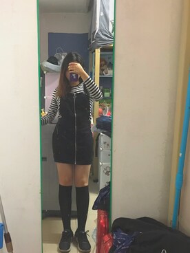 「H&M（エイチ・アンド・エム）のアイテム（チュニック）」を使った、netizen10025さん（レディース・164cm）の秋コーディネート