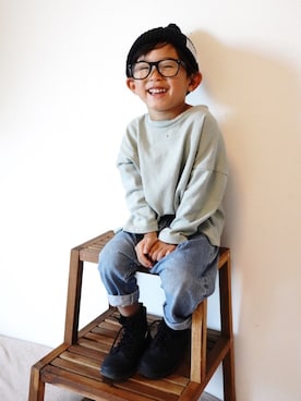 「ハイカット」｜「アイテム（その他）」を使った、suke_kitoさん（キッズ・100cm）の秋コーディネート