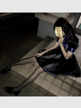 「アイテム（ドレス）」を使った、もさん（レディース・167cm・10代）の秋コーディネート