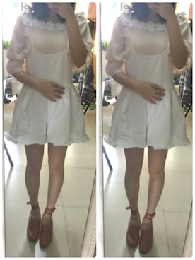 圆圆脸脸圆さんのコーディネート