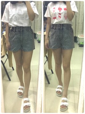 圆圆脸脸圆さんのコーディネート