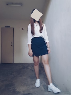 「スマートカジュアル」｜「アイテム（その他）」を使った、Janxさん（レディース・165cm）の秋コーディネート