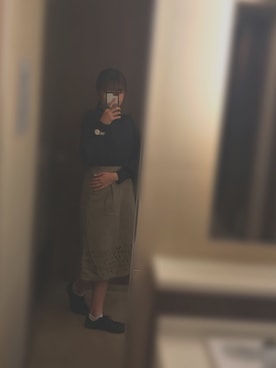 「CONVERSE（コンバース）のCONVERSE/キャンバス オールスター OX（スニーカー）」を使った、mimiさん（レディース・161cm）の秋コーディネート