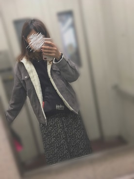 「CONVERSE（コンバース）のCONVERSE/キャンバス オールスター OX（スニーカー）」を使った、mimiさん（レディース・161cm）の冬コーディネート