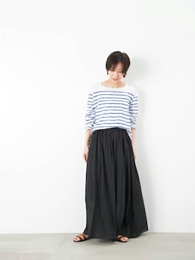 「LUCA（ルカ）のアイテム」を使った、KOYAMAさん（レディース・158cm）の春コーディネート