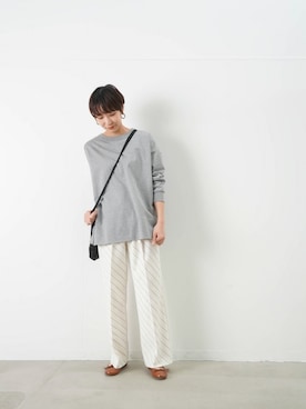 「RAW FUDGE（ローファッジ）のアイテム」を使った、KOYAMAさん（レディース・158cm）の冬コーディネート