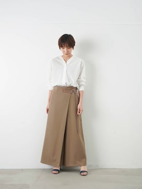 「LUCA/LADY LUCK LUCA（ルカ/レディラックルカ）のアイテム（パンツ）」を使った、KOYAMAさん（レディース・158cm）の冬コーディネート