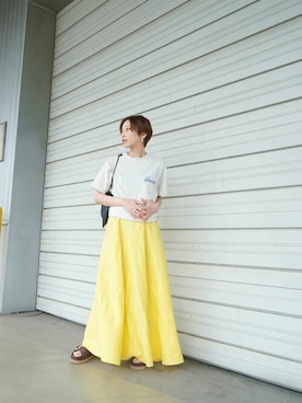 「LUCA/LADY LUCK LUCA（ルカ/レディラックルカ）のアイテム」を使った、KOYAMAさん（レディース・158cm）の夏コーディネート