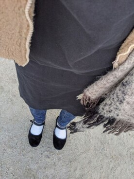 「SVEC（シュベック）のカンフーシューズ kung fu Shoes / ストラップパンプス（バレエシューズ）」を使った、あやさん（レディース・153cm）の春コーディネート