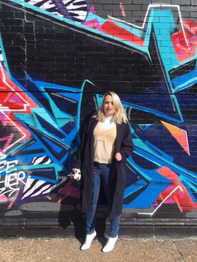 「FOREVER 21（フォーエバー トゥエンティーワン）のアイテム（ダウンジャケット/コート）」を使った、campanita reyさん（レディース・160cm）の春コーディネート