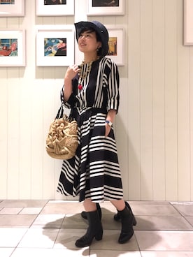 「Jamin Puech（ジャマンピュエッシュ）のアイテム」を使った、yariさん（レディース・158cm）の春コーディネート