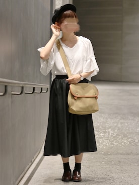 「BRADY」｜「アイテム（アナログ腕時計）」を使った、りかさん（レディース・146cm）の夏コーディネート