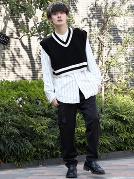 冨田 幸大さん（メンズ・171cm）の春コーディネート