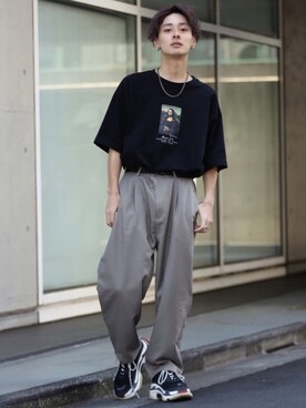 冨田 幸大さん（メンズ・171cm）の春コーディネート