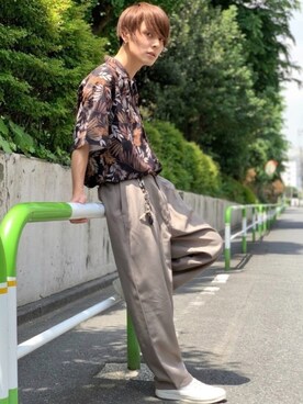 冨田 幸大さん（メンズ・171cm）の春コーディネート