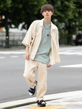 冨田 幸大さん（メンズ・171cm）の夏コーディネート