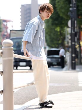 冨田 幸大さん（メンズ・171cm）の夏コーディネート