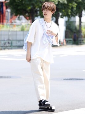 冨田 幸大さん（メンズ・171cm）の夏コーディネート