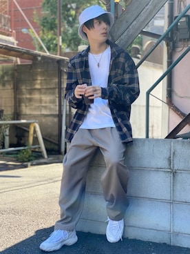 冨田 幸大さん（メンズ・171cm）の秋コーディネート