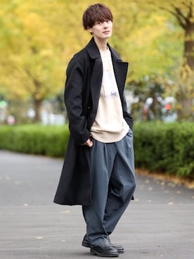 冨田 幸大さん（メンズ・171cm）の秋コーディネート