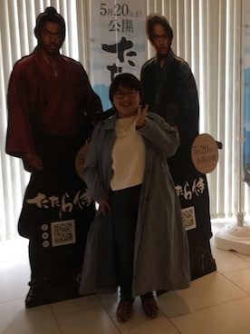 「SEVENDAYS=SUNDAY（セブンデイズサンデイ）のアイテム（ステンカラーコート）」を使った、yUKi⚾️さん（レディース・143cm）の春コーディネート