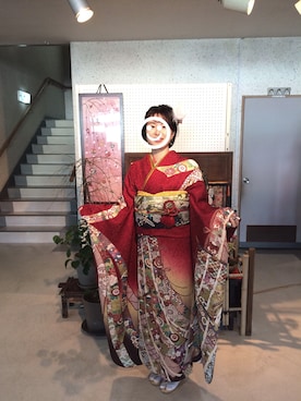 「BEAMS（ビームス）のアイテム（イヤリング）」を使った、mmさん（レディース・153cm）の春コーディネート