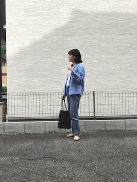「DIGAWEL（ディガウェル）のアイテム」を使った、mmさん（レディース・153cm）の夏コーディネート