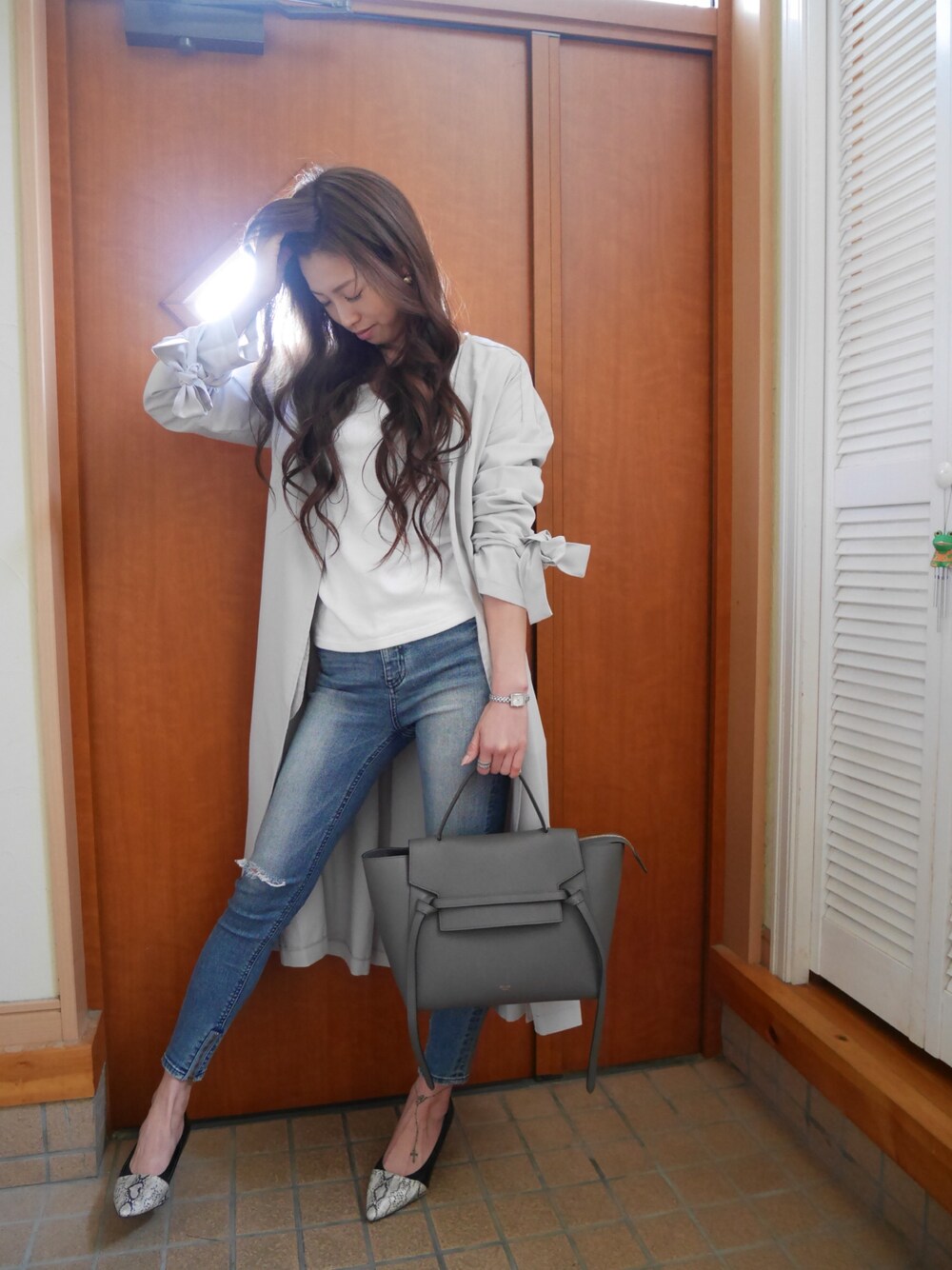 rienda ZIPヘムクラッシュJ/W DENIMパギンス デニム ZIPヘムクラッシュJ⁄W DENIMパギンスを使った人気ファッション