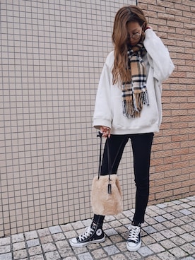 Ui ☻さん（レディース・166cm）の冬コーディネート