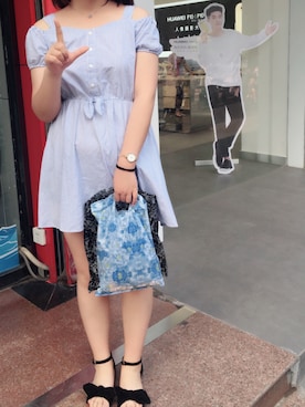 「cache cache（カシュ カシュ）のアイテム」を使った、Miaさん（レディース・172cm・10代）の秋コーディネート