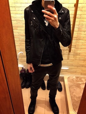 「KILL STAR（キルスター）のアイテム」を使った、saturday14さん（メンズ・176cm）の春コーディネート