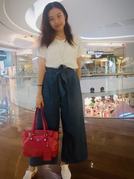 「20/80 TWENTY EIGHTY（トゥエンティーエイティー）のアイテム」を使った、Smileysisさん（レディース・165cm）の夏コーディネート