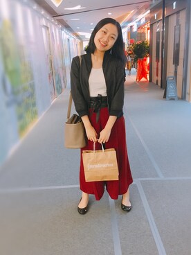 「MAUD FRIZON（モードフリゾン）のアイテム」を使った、Smileysisさん（レディース・165cm）の秋コーディネート