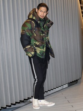 downeyさん(メンズ・180cm)の冬コーディネート
