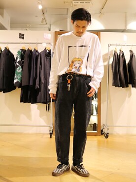 downeyさん（メンズ・180cm）の冬コーディネート