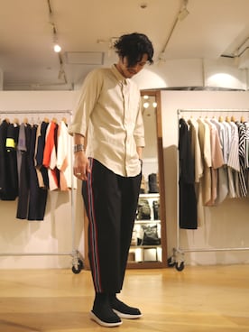 downeyさん（メンズ・180cm）の春コーディネート
