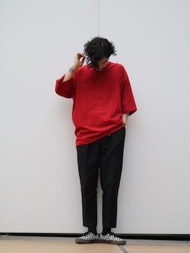 downeyさん（メンズ・180cm）の春コーディネート