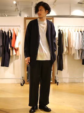 downeyさん（メンズ・180cm）の春コーディネート