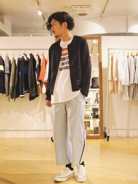 downeyさん（メンズ・180cm）の春コーディネート