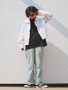 「KOMONO.（コモノ）のアイテム」を使った、downeyさん（メンズ・180cm）の夏コーディネート