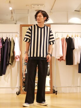 「KOMONO.（コモノ）のアイテム」を使った、downeyさん（メンズ・180cm）の夏コーディネート