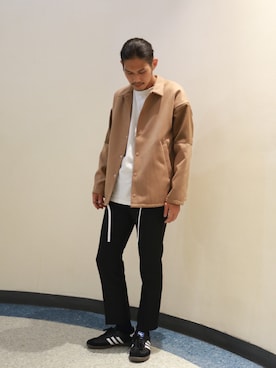 「RED KAP（レッドキャップ）のアイテム（トップス）」を使った、downeyさん（メンズ・180cm）の夏コーディネート