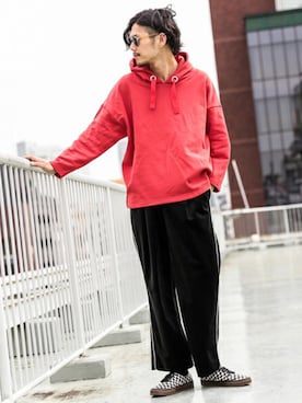 「KOMONO.（コモノ）のアイテム」を使った、downeyさん（メンズ・180cm）の秋コーディネート