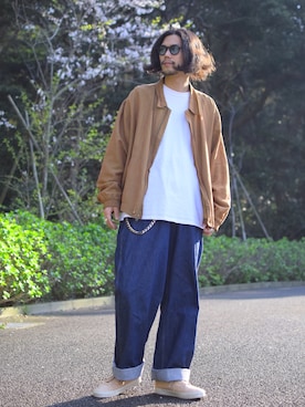 downeyさん(メンズ・180cm)の春コーディネート