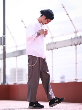 「DOT DASH（ドットダッシュ）のアイテム」を使った、downeyさん（メンズ・180cm）の夏コーディネート