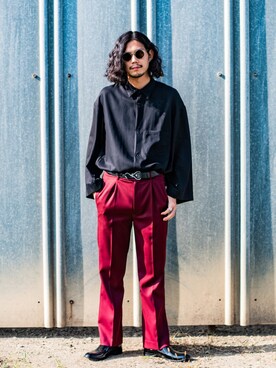 「KOMONO.（コモノ）のアイテム」を使った、downeyさん（メンズ・180cm）の冬コーディネート