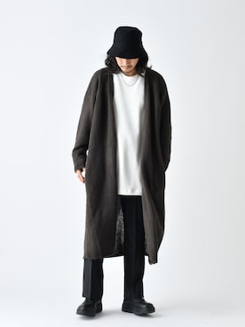 「ロングカーディガン」｜downeyさん（メンズ・180cm・20代）の秋コーディネート