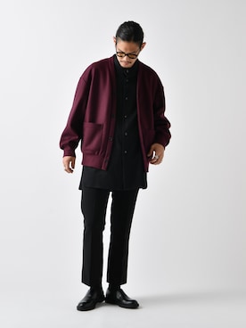 downeyさん（メンズ・180cm）の秋コーディネート