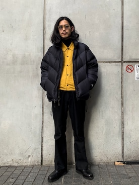 downeyさん（メンズ・180cm）の冬コーディネート